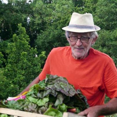 Joseph, bénévole aux Jardins solidaires de Dinan