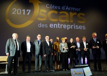 Les lauréats des Oscars des Entreprises des Côtes d'Armor 2017