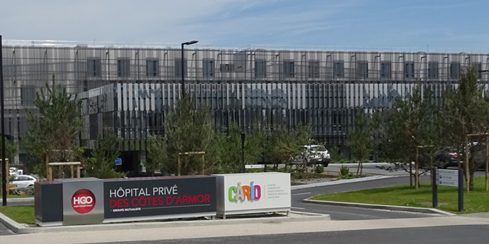 L'hôpital privé des Côtes d'Armor à Plérin