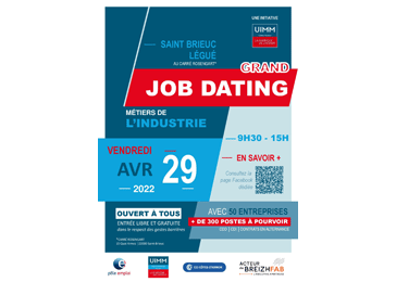 Job dating de l'insdustrie en Côtes d'Armor